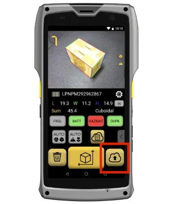 M2 render with the upload key highlighted